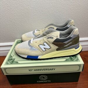 New Balance 998 MiUSA Concepts C-Note 10th Anniversary (2023) Size 10.5